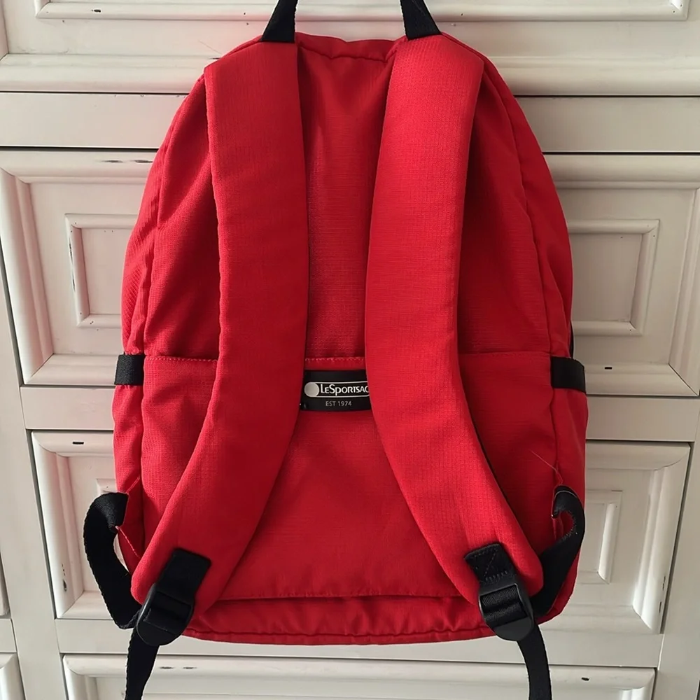 Le Sportsac Red Backpack - Picture 2 of 12